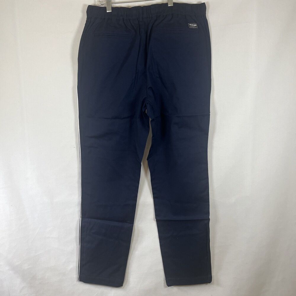Wildfang The Essential Piped Drawstring Pant NWT Navy/White - Picture 5 of 8